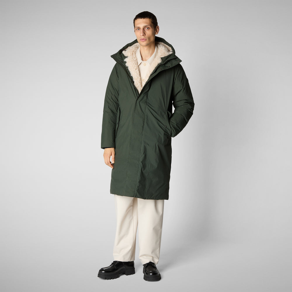 Save the duck PARKA UOMO KILLIAN IN LAND GREEN Convenienza