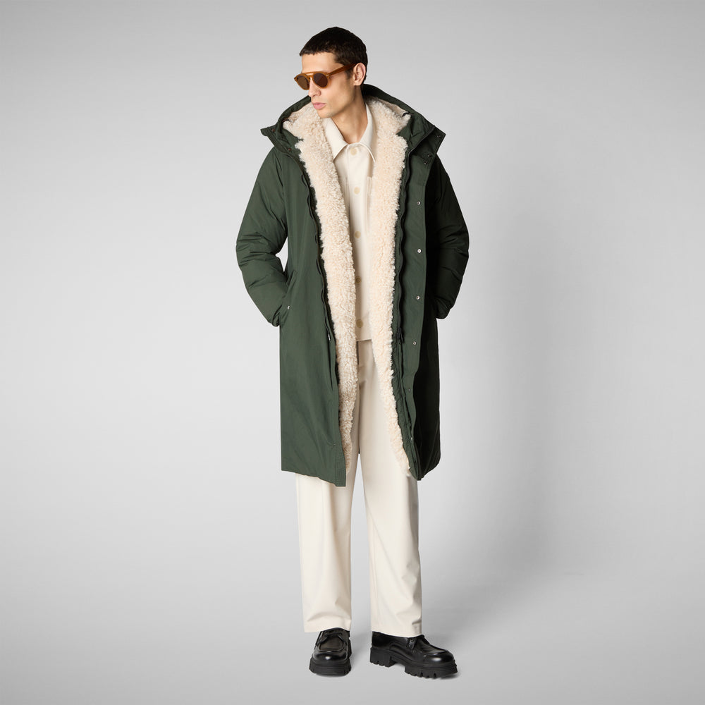 Save the duck PARKA UOMO KILLIAN IN LAND GREEN Convenienza