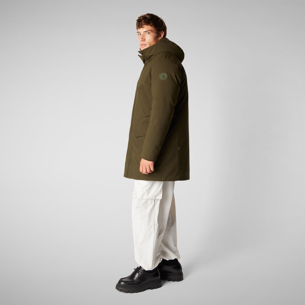 Save the duck PARKA UOMO WILSON IN LAND GREEN Novità
