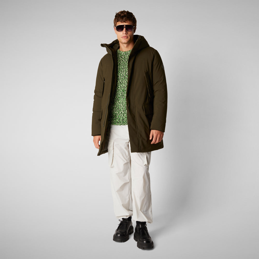 Save the duck PARKA UOMO WILSON IN LAND GREEN Novità