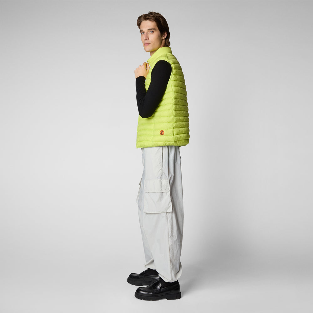 Save the duck GILET UOMO ADAM IN LICHEN GREEN Sconto