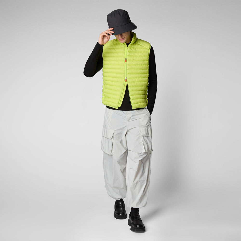 Save the duck GILET UOMO ADAM IN LICHEN GREEN Sconto