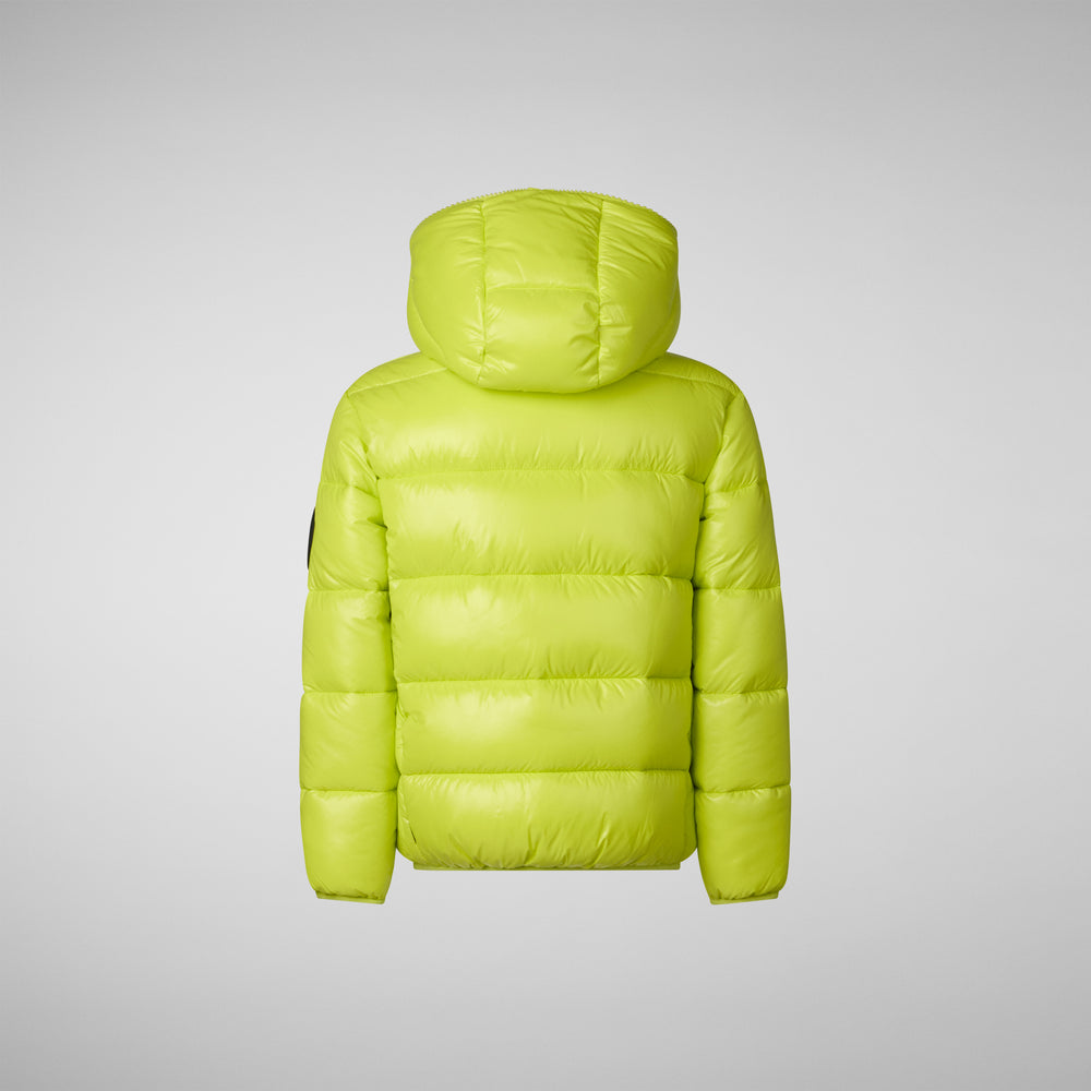 Save the duck PIUMINO ANIMAL FREE BAMBINA KATE VERDE LIME Saldi