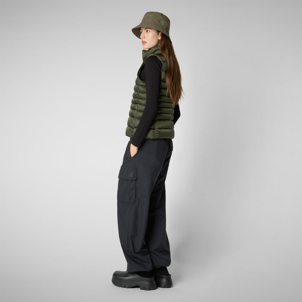 Save the duck GILET DONNA LYNN VERDE BOSCO In Saldo