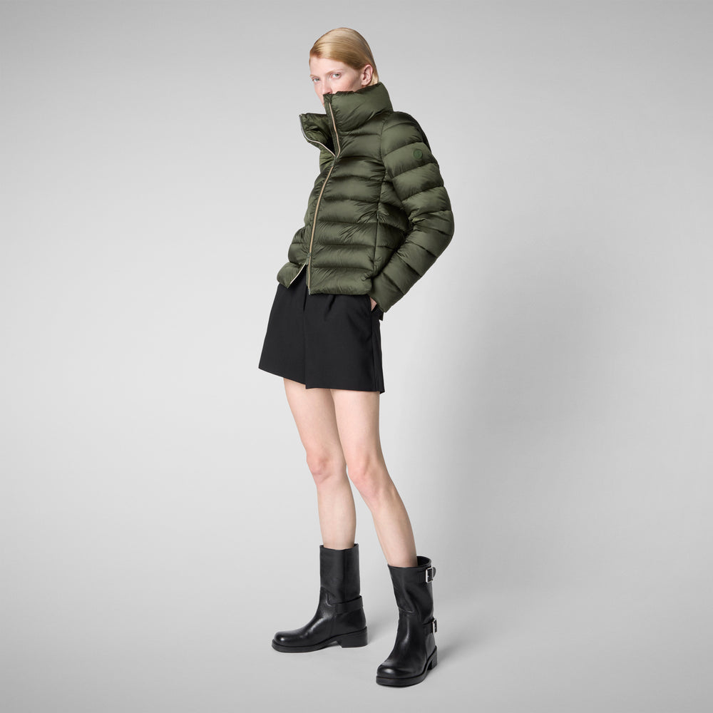 Save the duck GIACCA DONNA ELSIE VERDE BOSCO Nuova
