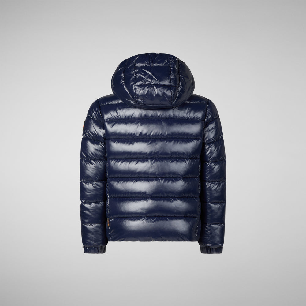 Save the duck PIUMINO ANIMAL FREE BAMBINO NILES BLU NERO In Linea