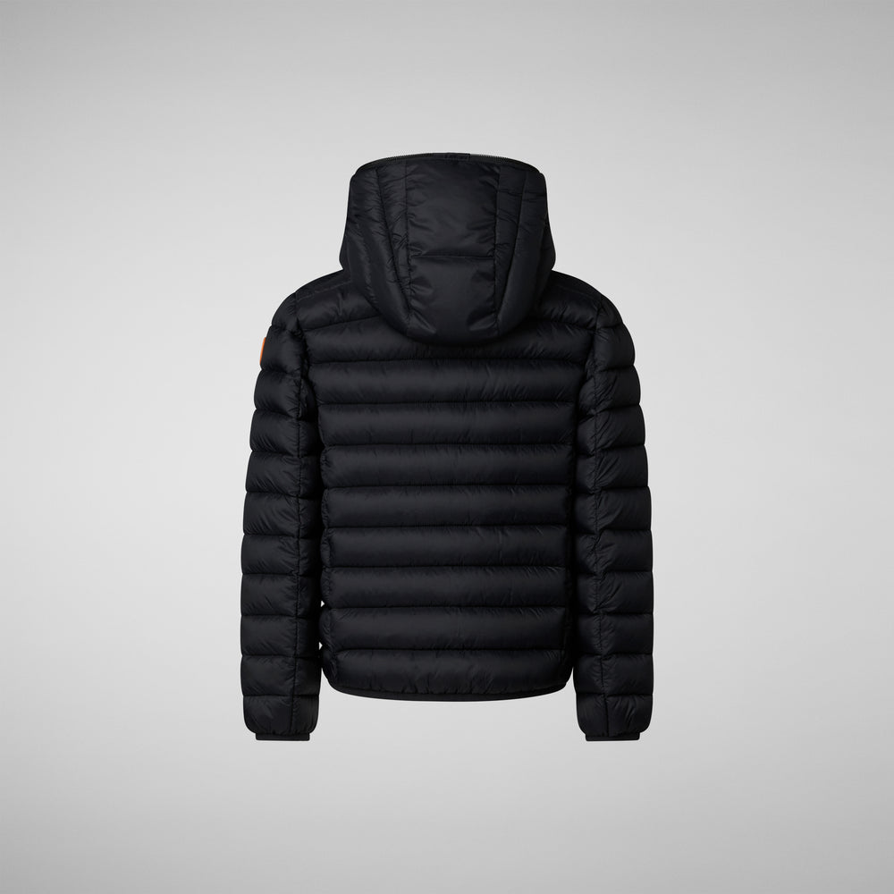 Save the duck PIUMINO ANIMAL FREE BAMBINO DONY NERO E GIALLO Vendita