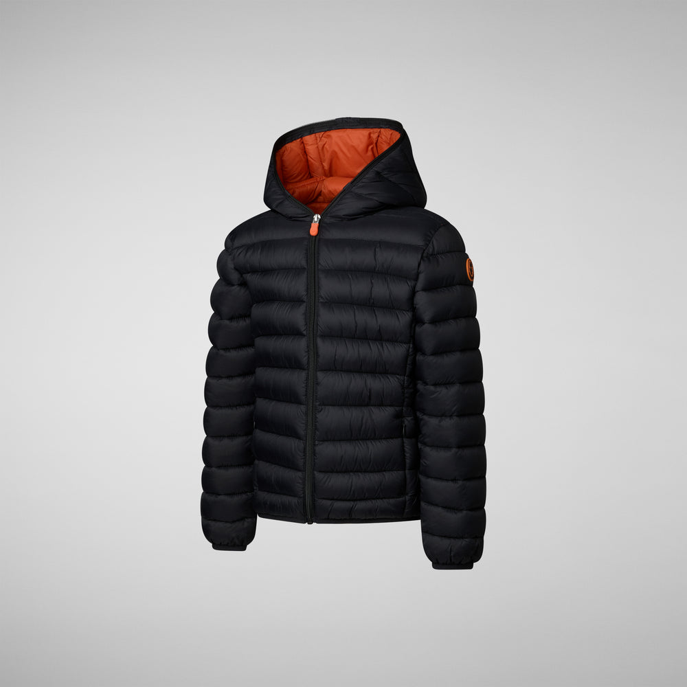 Save the duck PIUMINO ANIMAL FREE BAMBINO DONY NERO E GIALLO Vendita