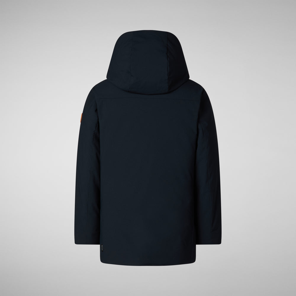 Save the duck PARKA CON CAPPUCCIO BAMBINO ALBI BLU NERO Promozione