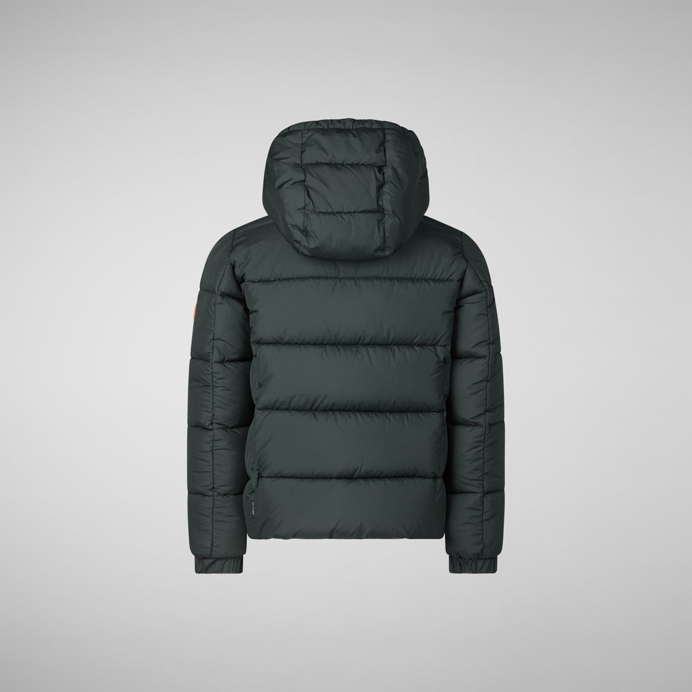 Save the duck PIUMINO ANIMAL FREE BAMBINO FOSTER VERDE NERO Qualità Garantita