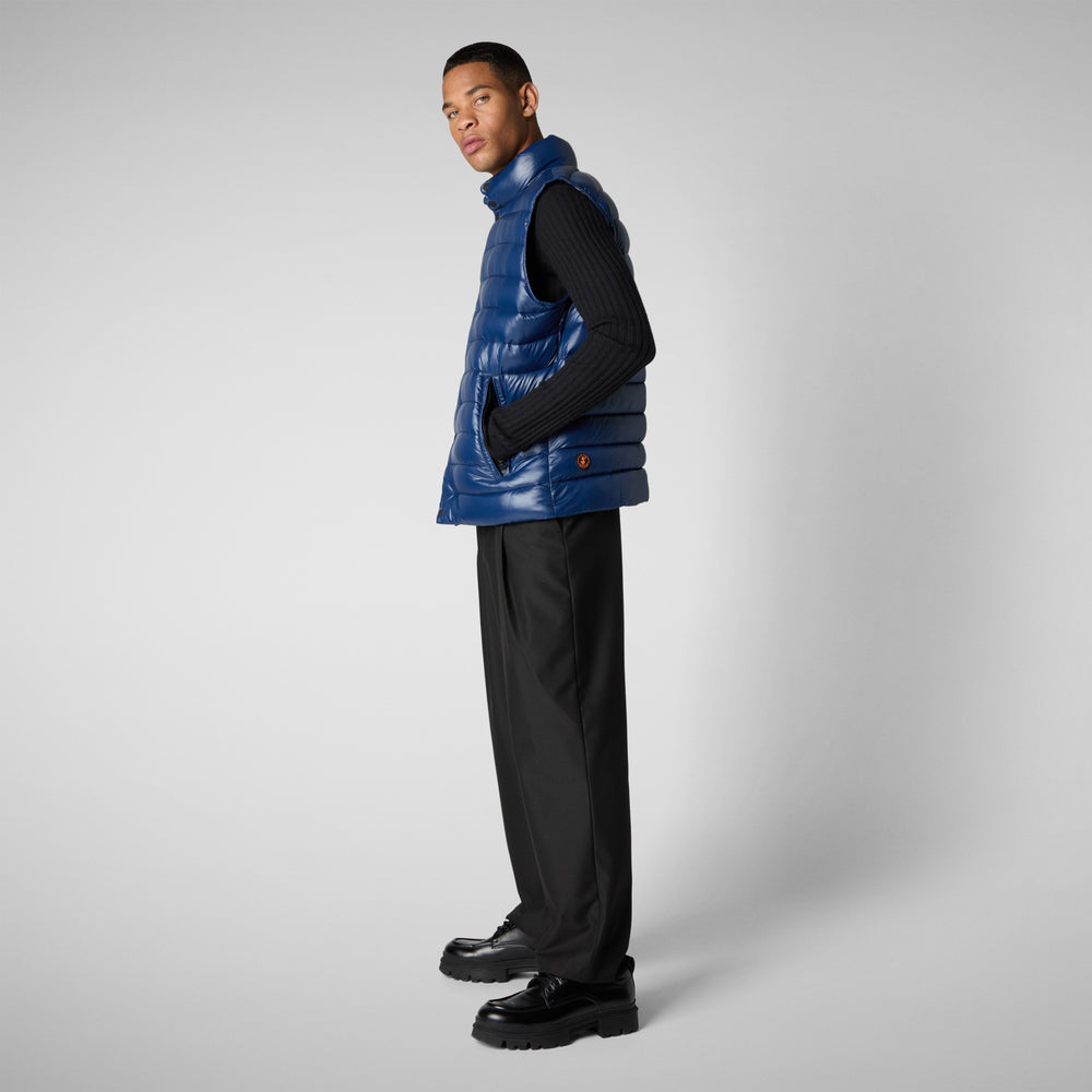 Save the duck GILET UOMO GRIFFIN INK BLU Promozione Limitata