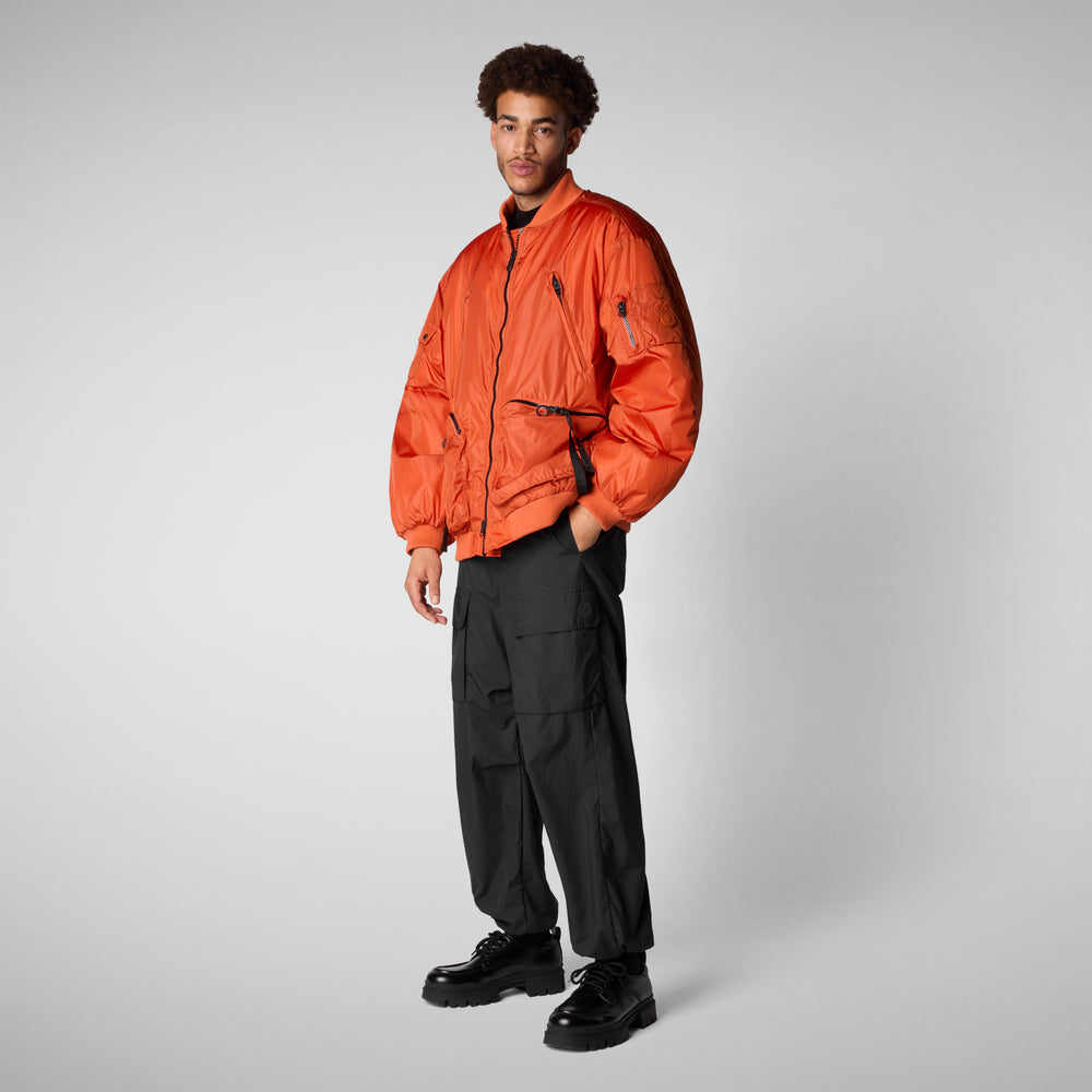 Save the duck Giacca bomber unisex Usher arancione Sottocosto