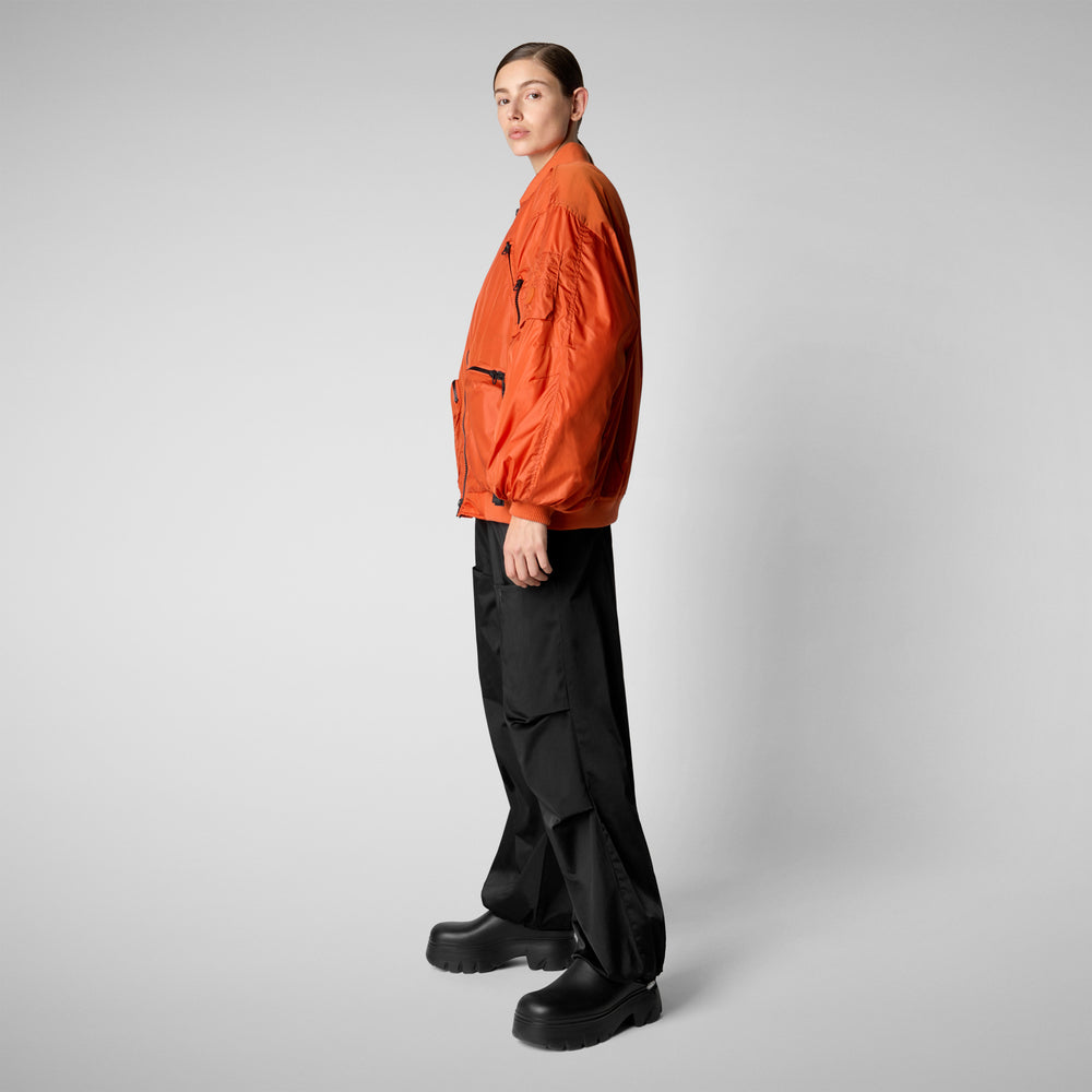 Save the duck Giacca bomber unisex Usher arancione Sottocosto