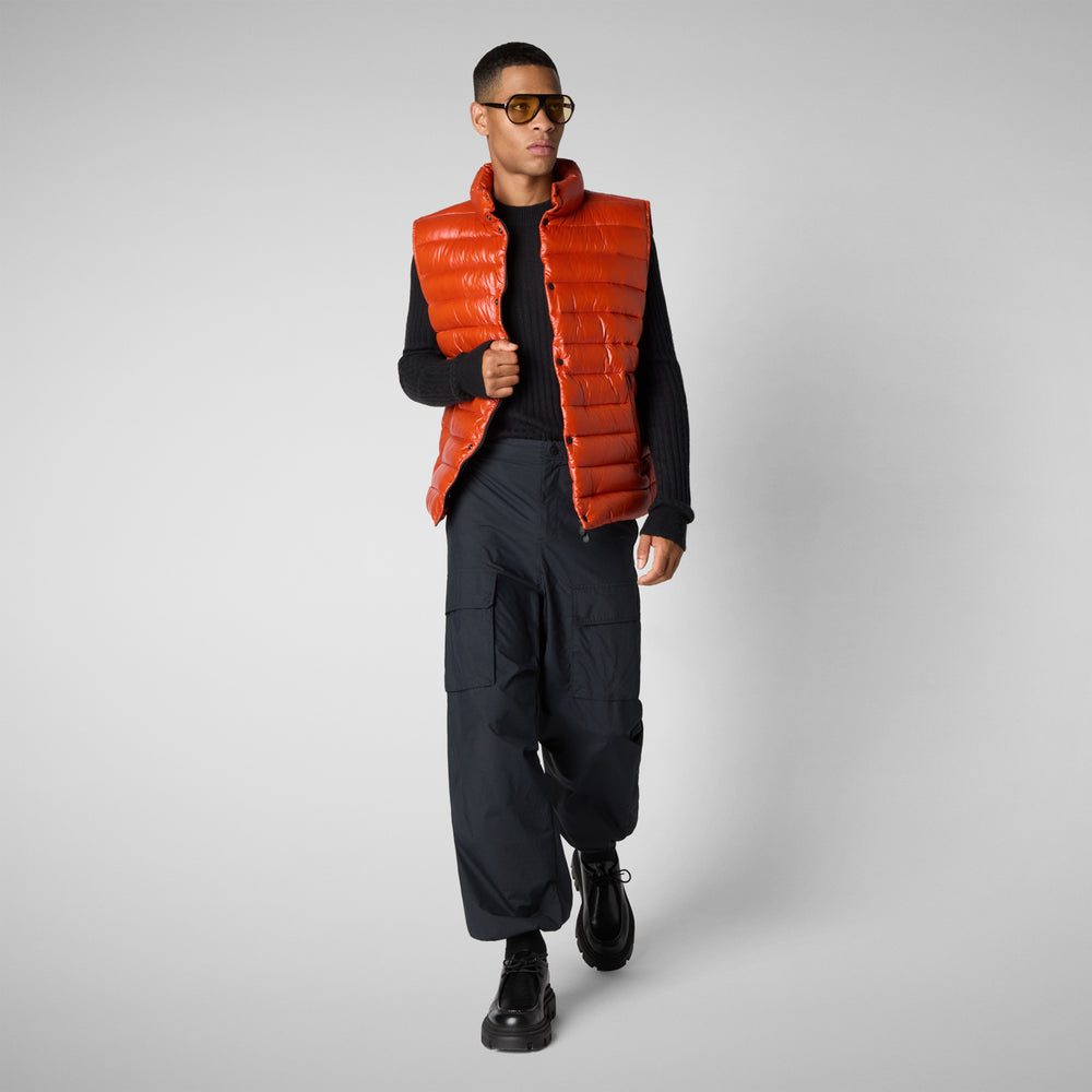 Save the duck GILET UOMO GRIFFIN ARANCIONE Convenienza