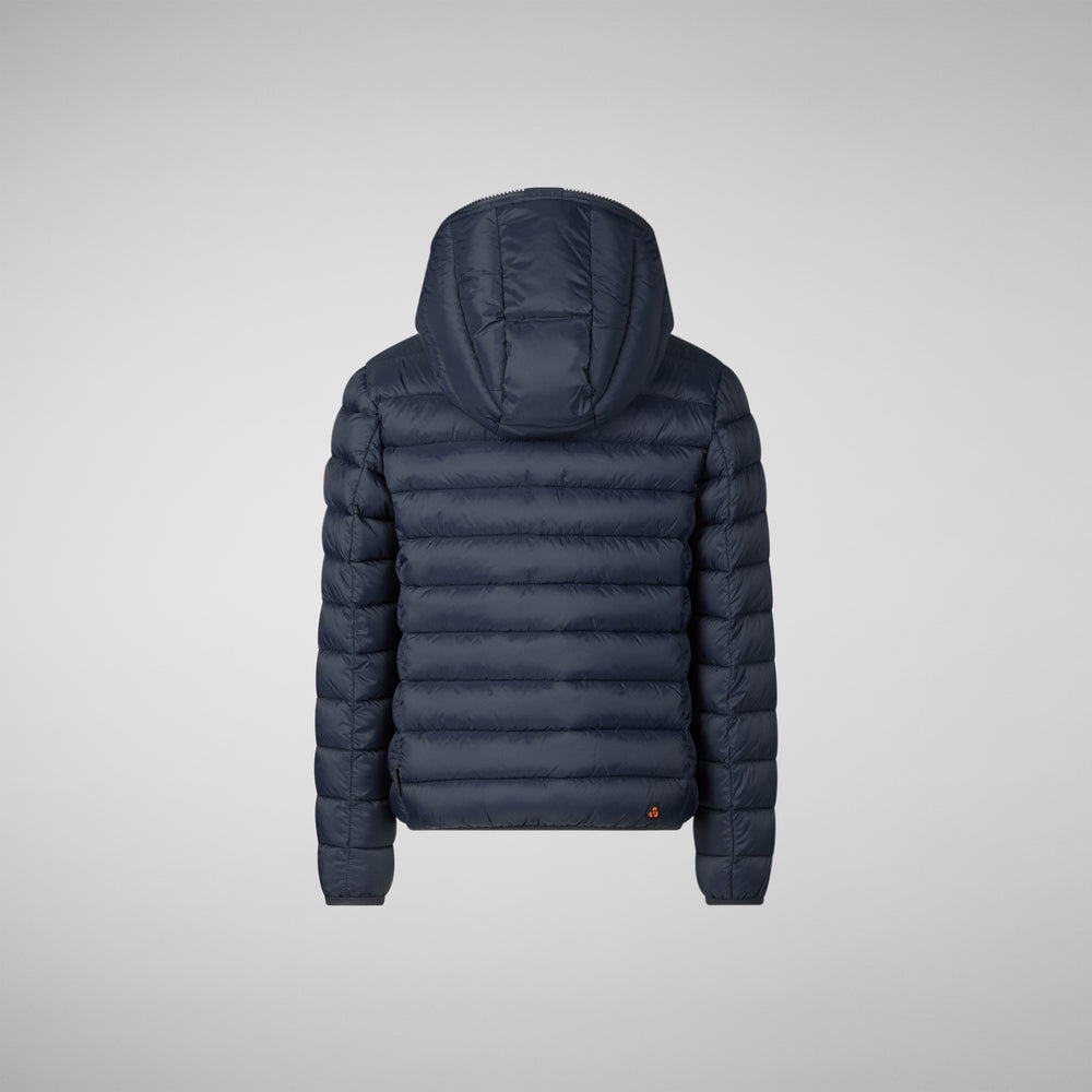 Save the duck PIUMINO ANIMAL FREE BAMBINA LECI BLU NERO Outlet