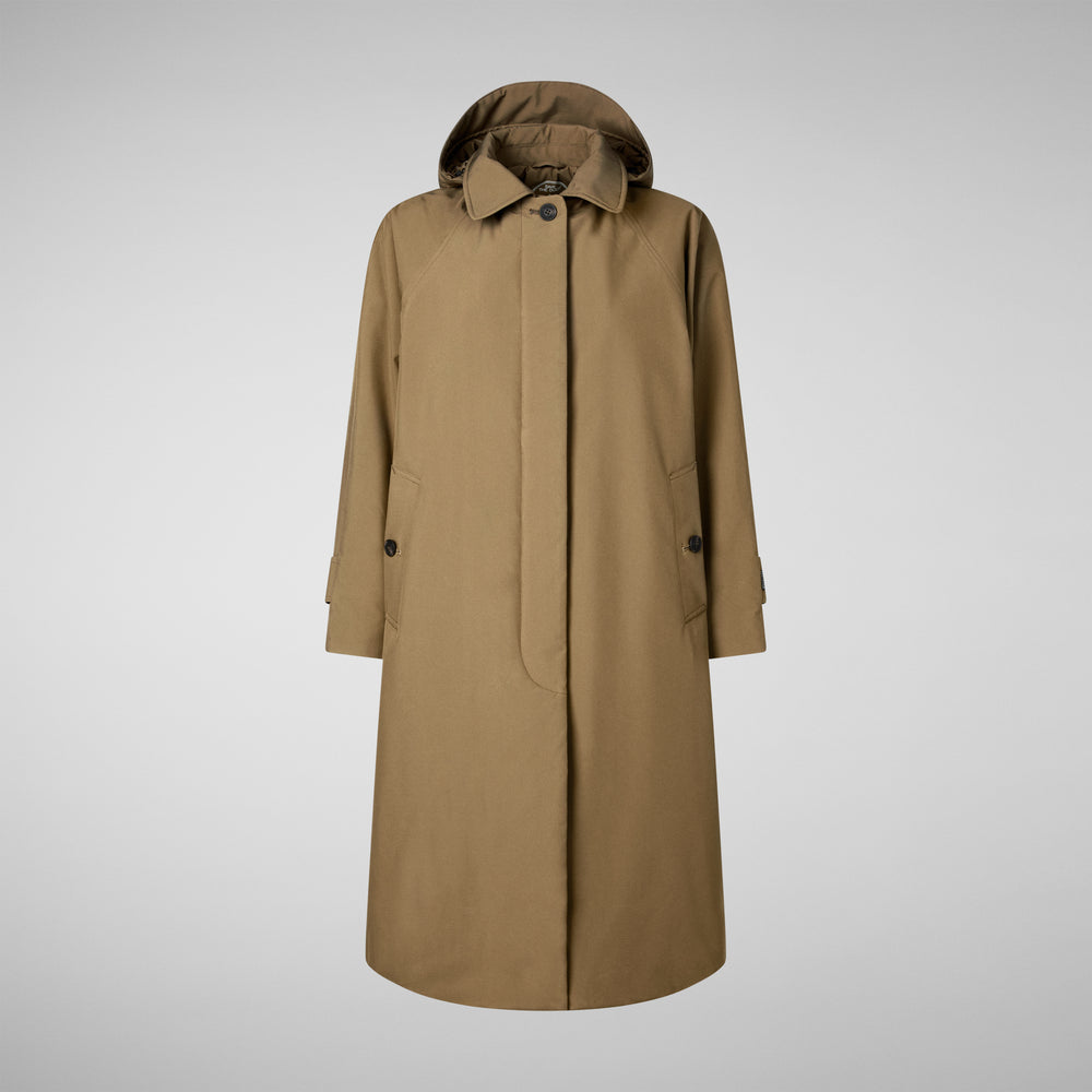 Save the duck CAPPOTTO CON CAPPUCCIO ZOEY VERDE MUSCHIO Negozio