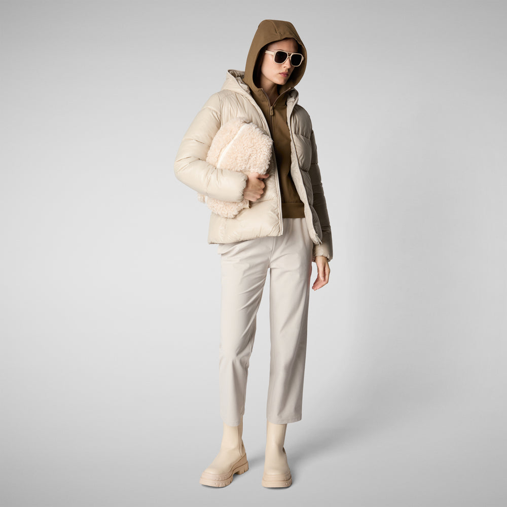 Save the duck PANTALONI DONNA MILAN RAINY BEIGE Negozio