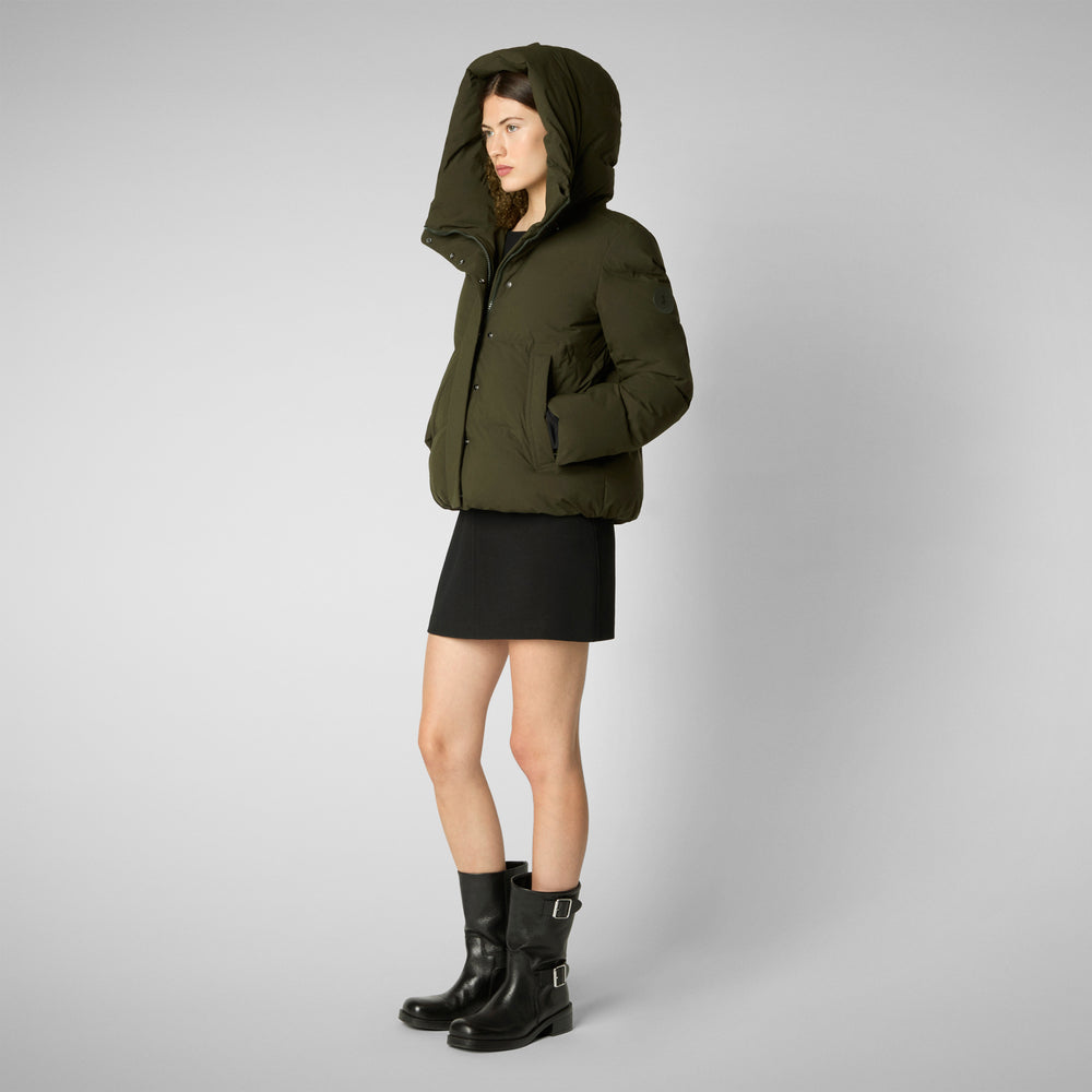 Save the duck PIUMINO ANIMAL FREE DONNA CALLIOPE VERDE TERRA Moda
