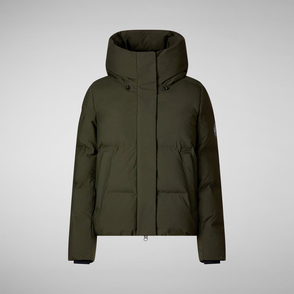 Save the duck PIUMINO ANIMAL FREE DONNA CALLIOPE VERDE TERRA Moda