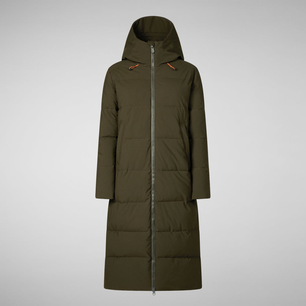 Save the duck PARKA DONNA MISSY VERDE TERRA Comprare a buon mercato