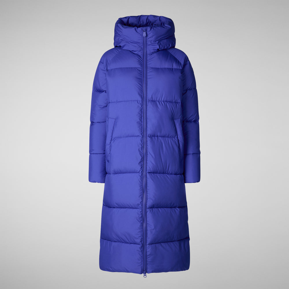 Save the duck PIUMINO ANIMAL FREE CON CAPPUCCIO DONNA JANIS BLU GENZIANA Convenienza