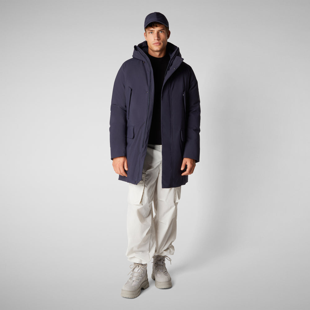Save the duck PARKA UOMO WILSON IN NAVY BLUE Sconto
