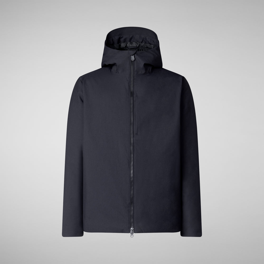 Save the duck PIUMINO ANIMAL FREE CON CAPPUCCIO UOMO BARNABY BLU NERO Online