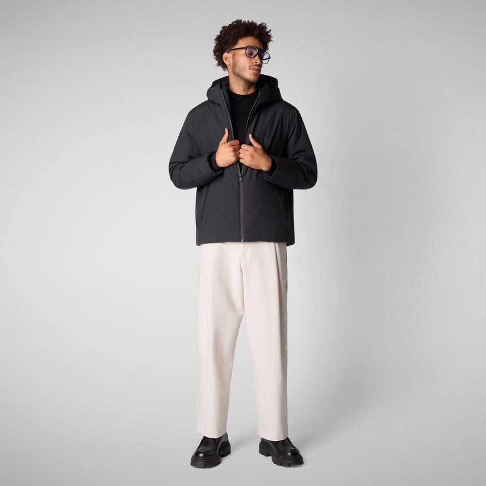 Save the duck GIACCA UOMO FLYNN BLU NERO Saldi