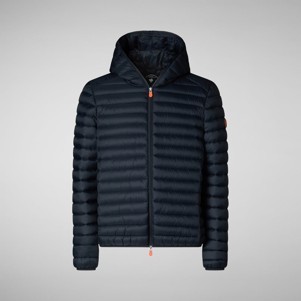 Save the duck PIUMINO ANIMAL FREE CON CAPPUCCIO UOMO DONALD BLU NERO Hotsell