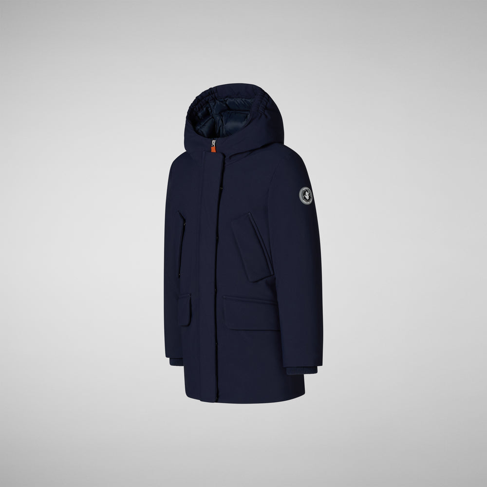 Save the duck PARKA CON CAPPUCCIO BAMBINA ALLY BLU NAVY I Più Venduti