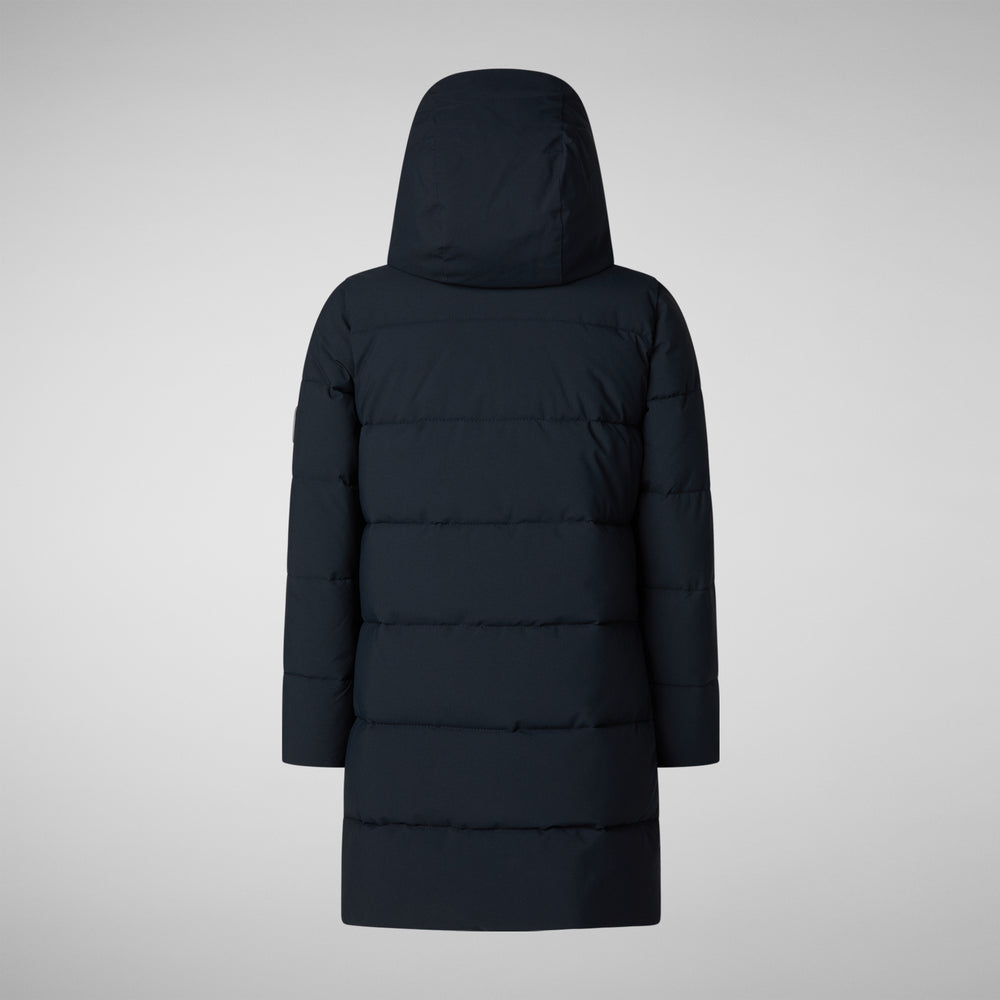 Save the duck PARKA CON CAPPUCCIO BAMBINA SELENE BLU NERO Vendite Flash