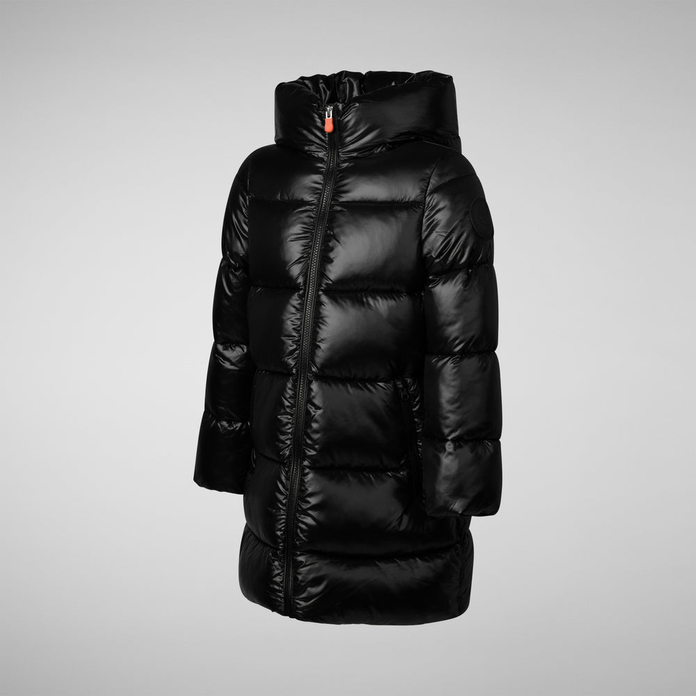 Save the duck PIUMINO ANIMAL FREE BAMBINA MILLIE NERO Moda