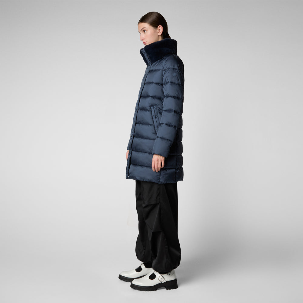 Save the duck PIUMINO ANIMAL FREE DONNA DALEA NIGHT BLU Spedizione Gratuita