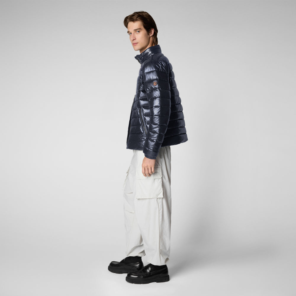 Save the duck GIACCA UOMO HOLDEN IN BLU NERO Consegna Veloce