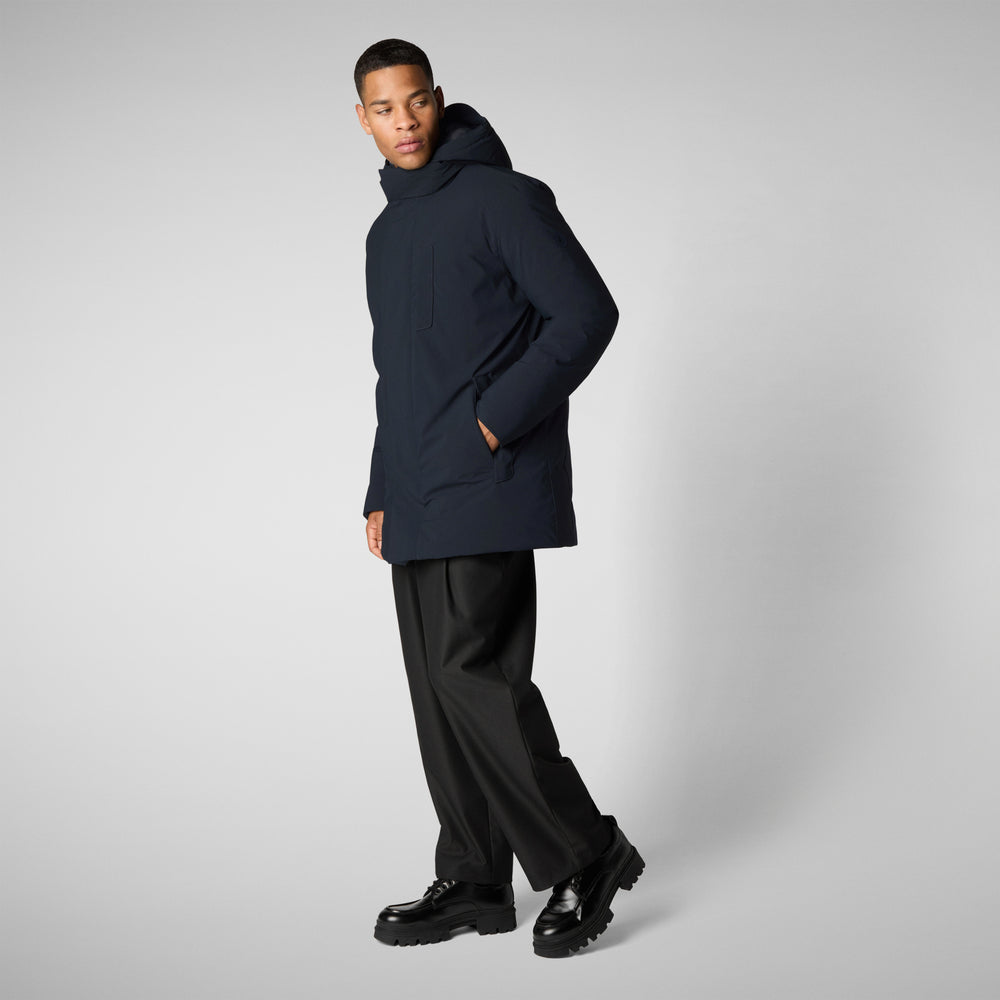 Save the duck PARKA UOMO SESLE IN BLU NERO Affare Del Giorno