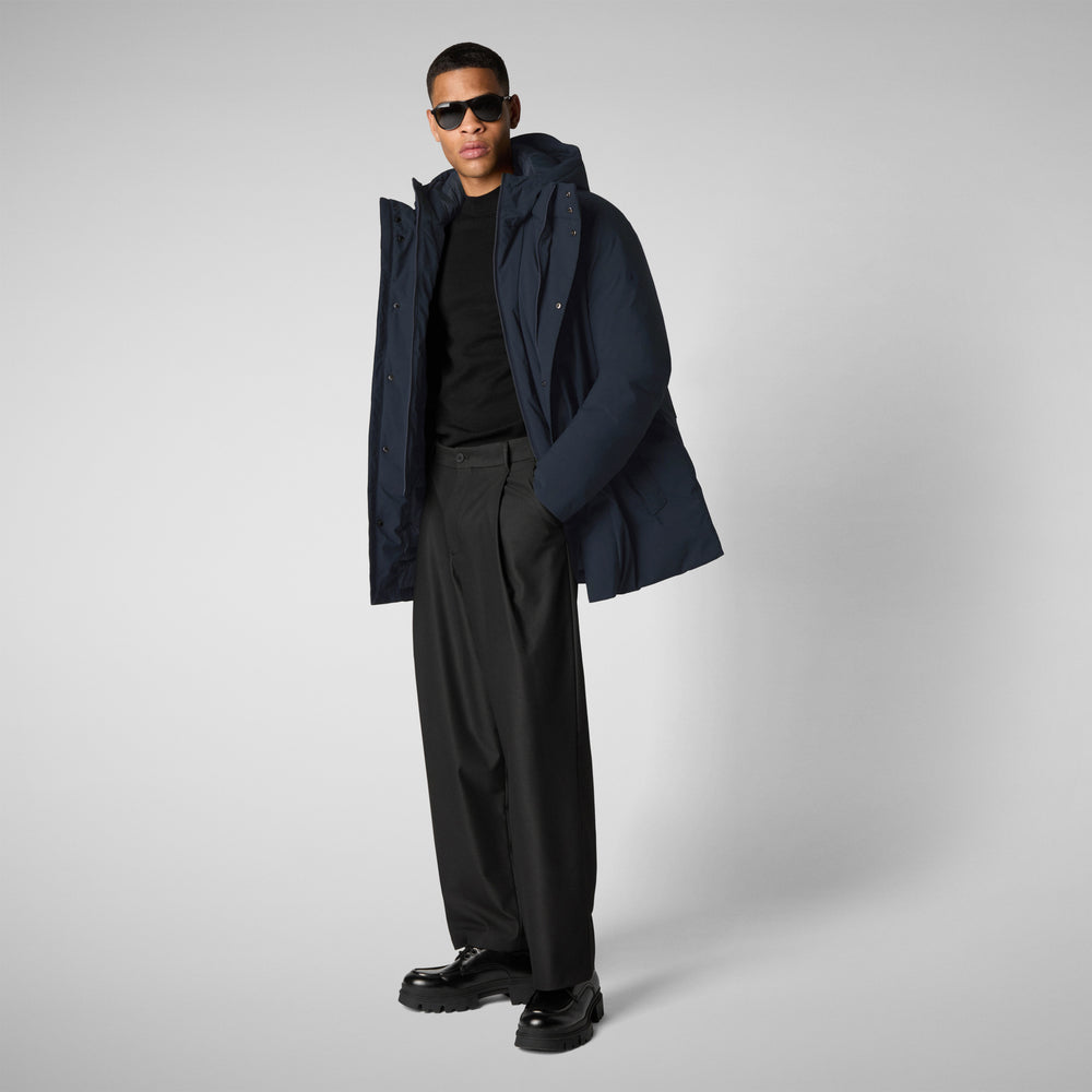 Save the duck PARKA UOMO SESLE IN BLU NERO Affare Del Giorno