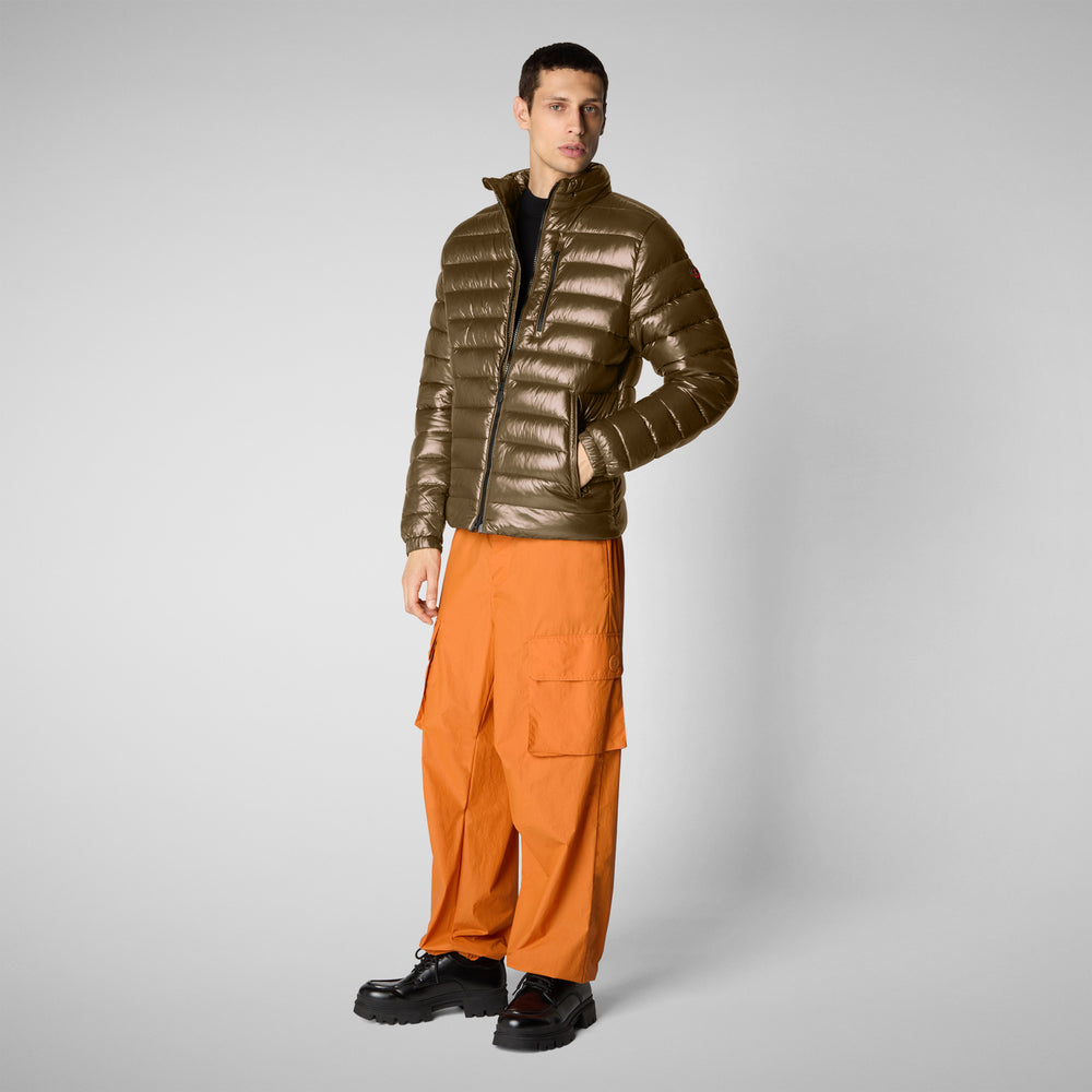 Save the duck GIACCA UOMO HOLDEN IN BARK GREEN Presa