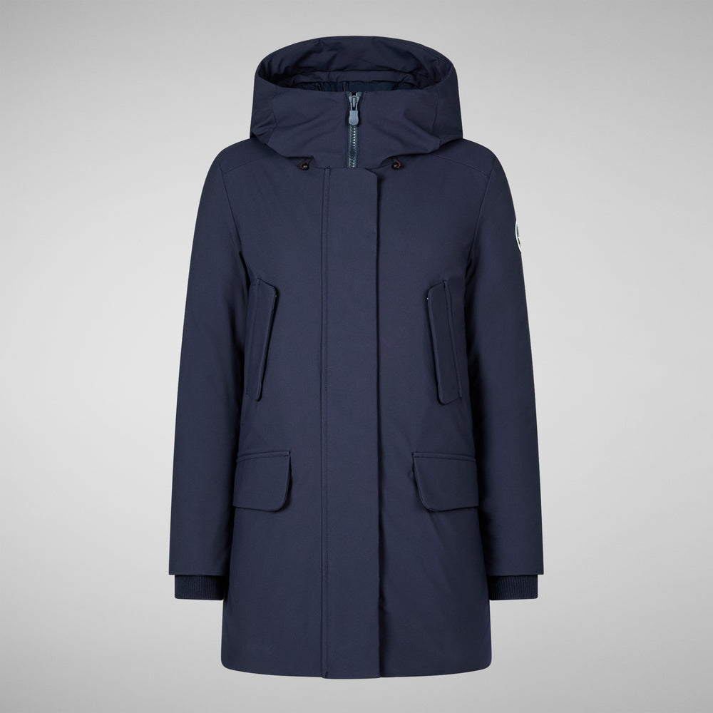 Save the duck PARKA DONNA CON CAPPUCCIO SOLEIL BLU NAVY Hotsell