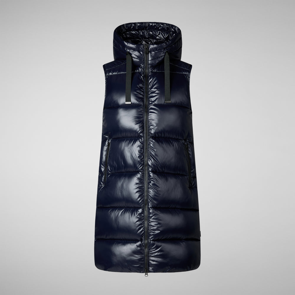 Save the duck GILET CON CAPPUCCIO DONNA IRIA BLU NERO Negozio