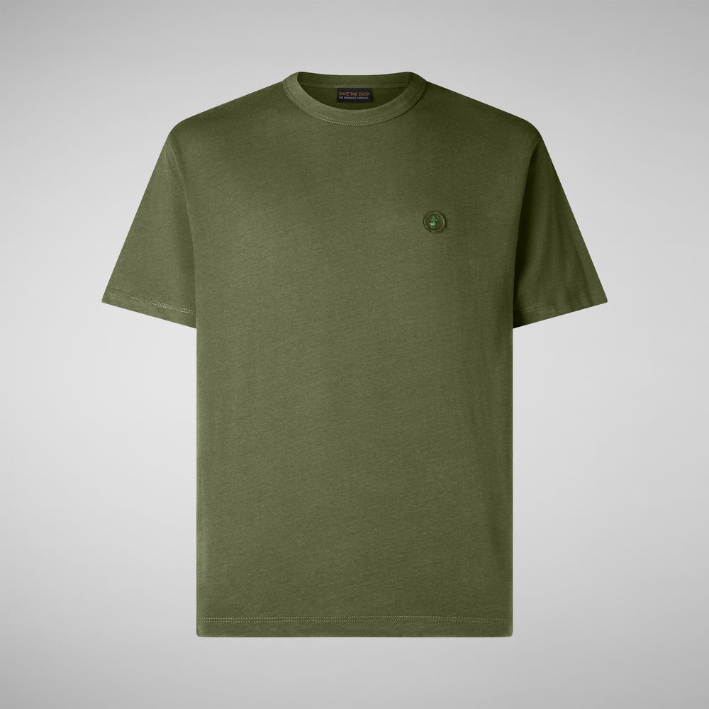 Save the duck T-SHIRT UOMO BRAM IN MOSS GREEN Saldi
