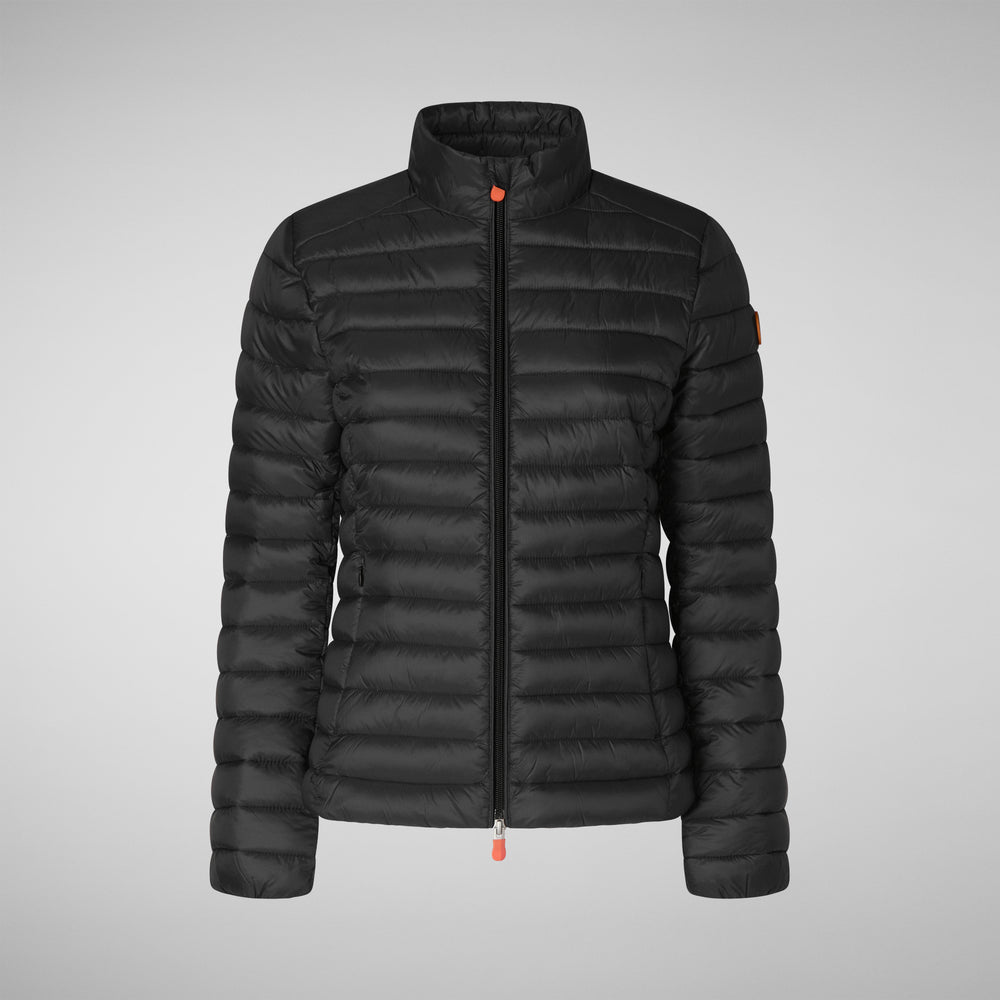 Save the duck Piumino animal free donna Carly Nero Saldi Di Fabbrica