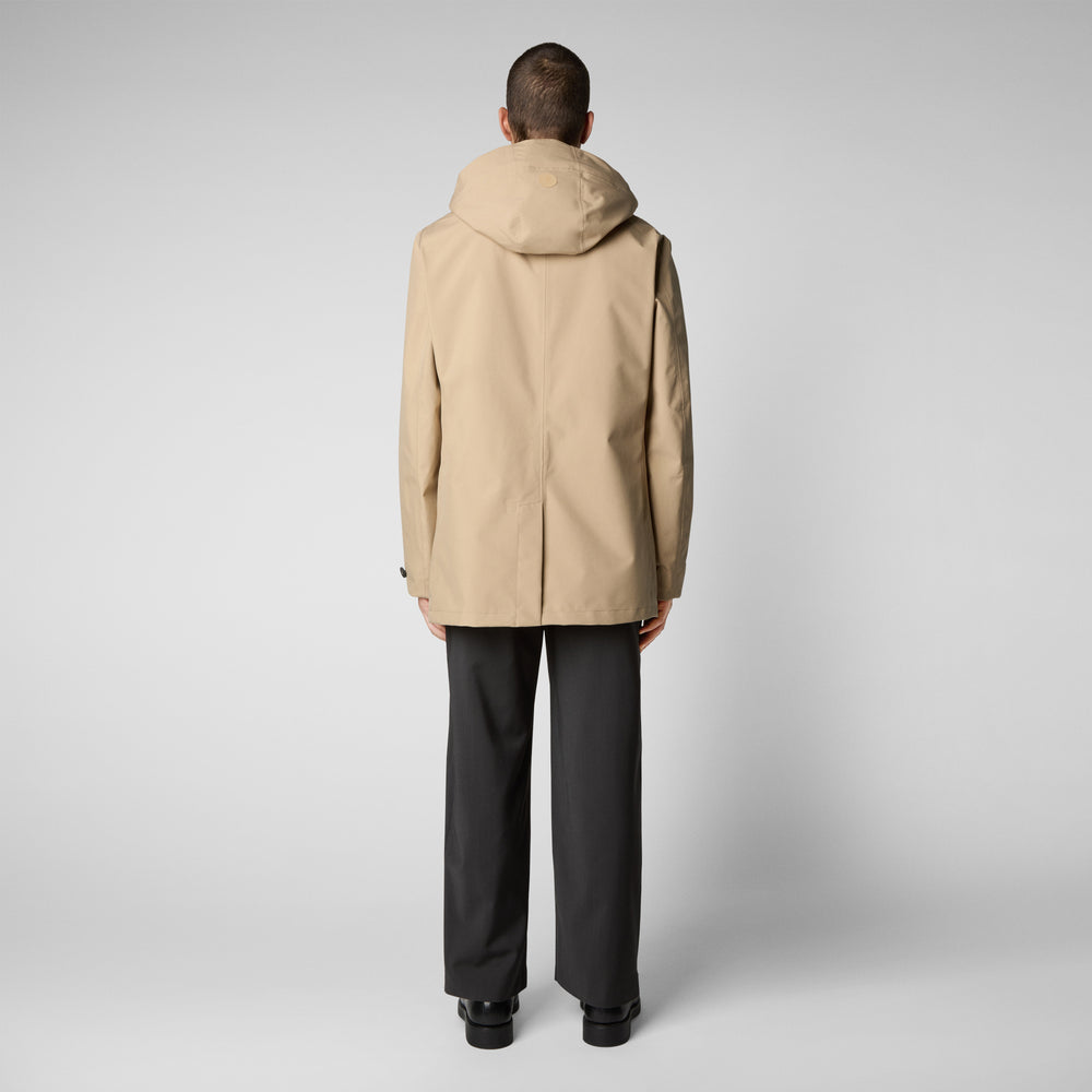 Save the duck Impermeabile uomo Benjamin beige scuro Nuovo