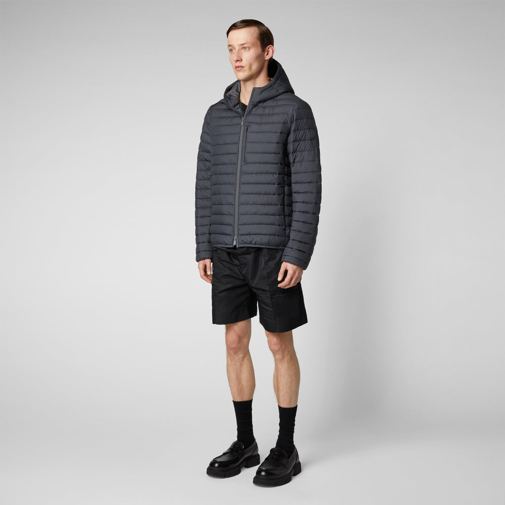 Save the duck Piumino animal free uomo Cael grigio tempesta Negozi Online