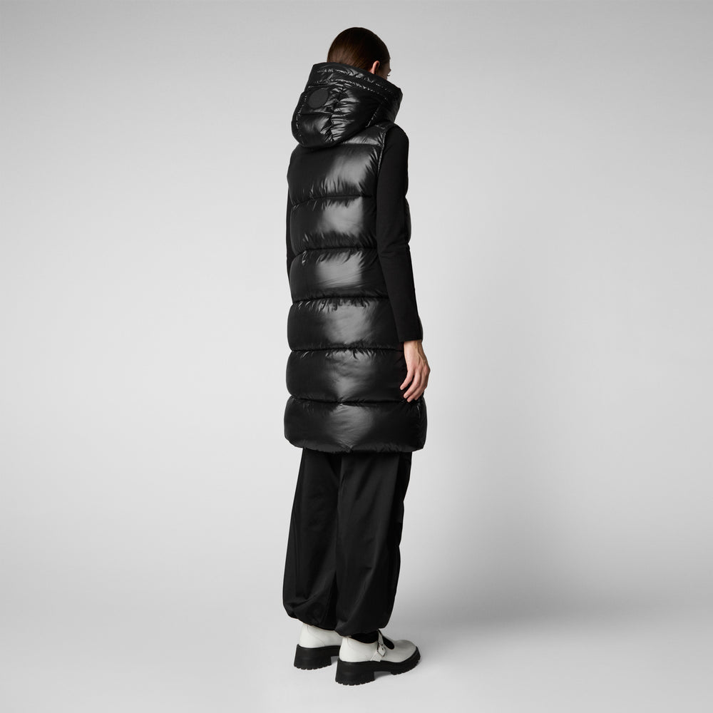 Save the duck GILET CON CAPPUCCIO DONNA IRIA NERO Promozione Limitata