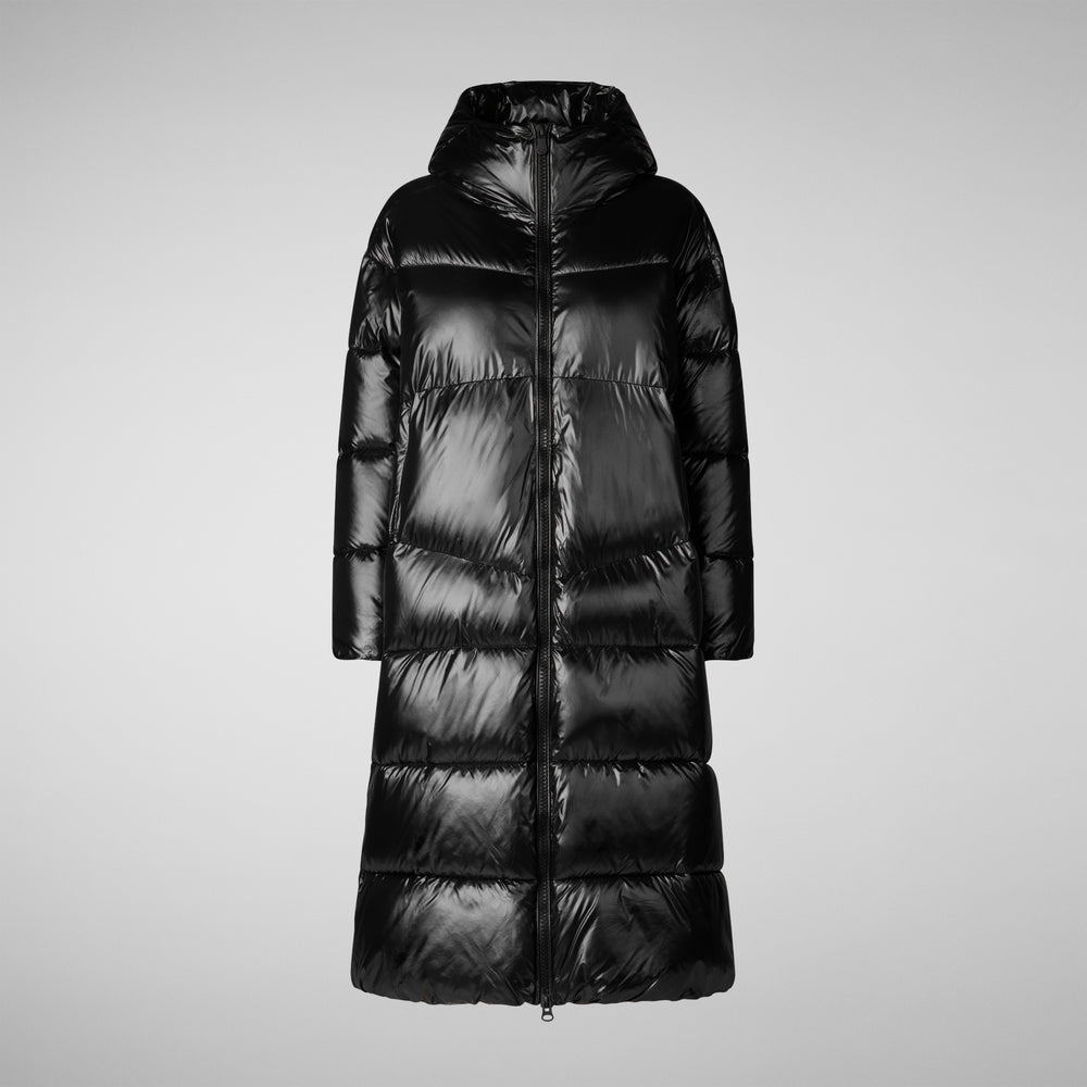 Save the duck PIUMINO ANIMAL FREE CON CAPPUCCIO DONNA CLARICE NERO Shopping Online