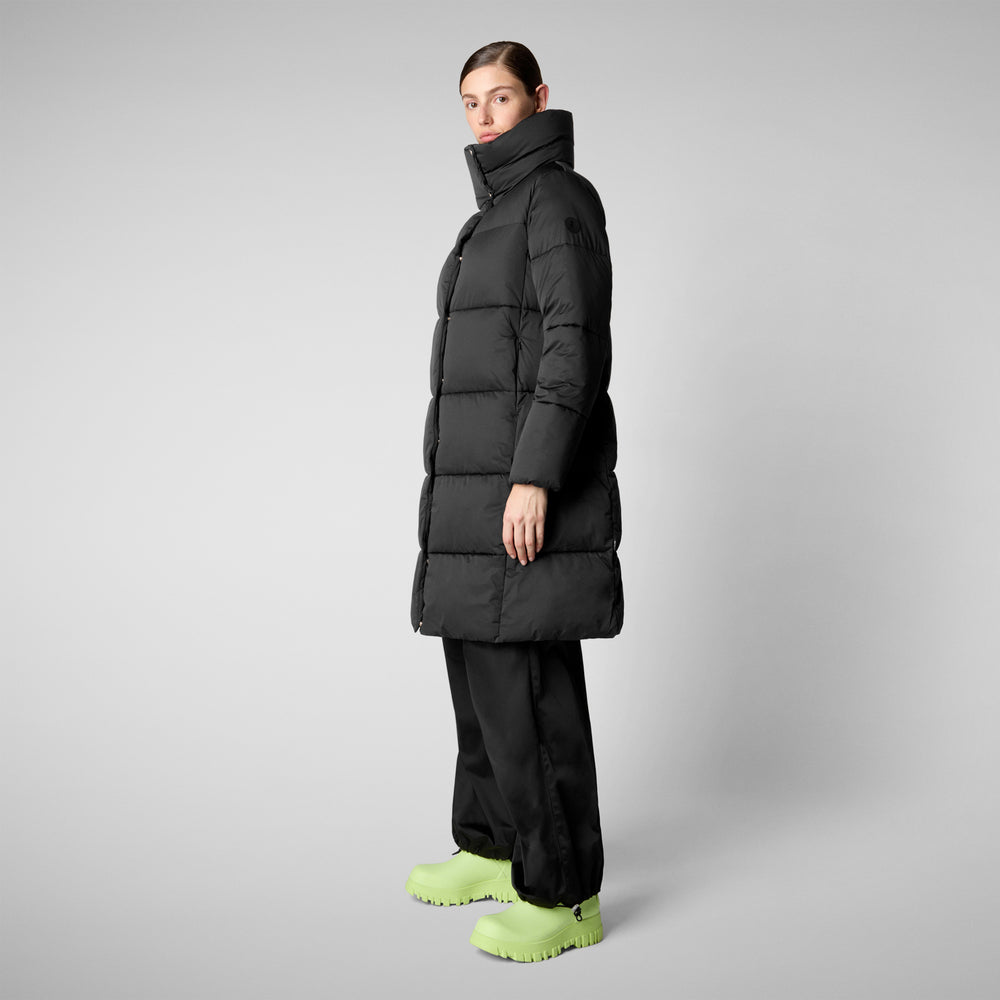 Save the duck PIUMINO ANIMAL FREE DONNA SIBYL NERO Sconto