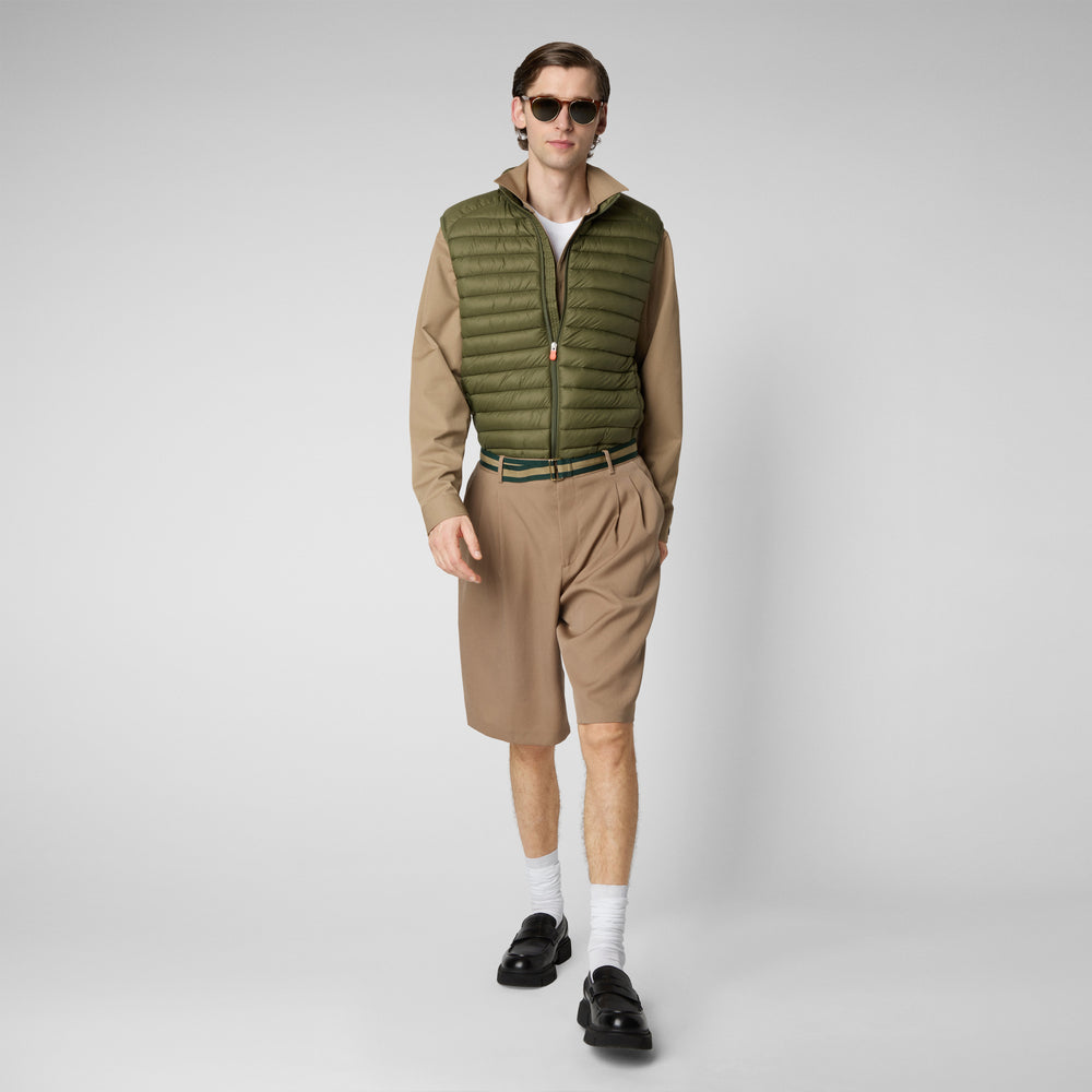 Save the duck Gilet imbottito uomo Adam Verde oliva Online