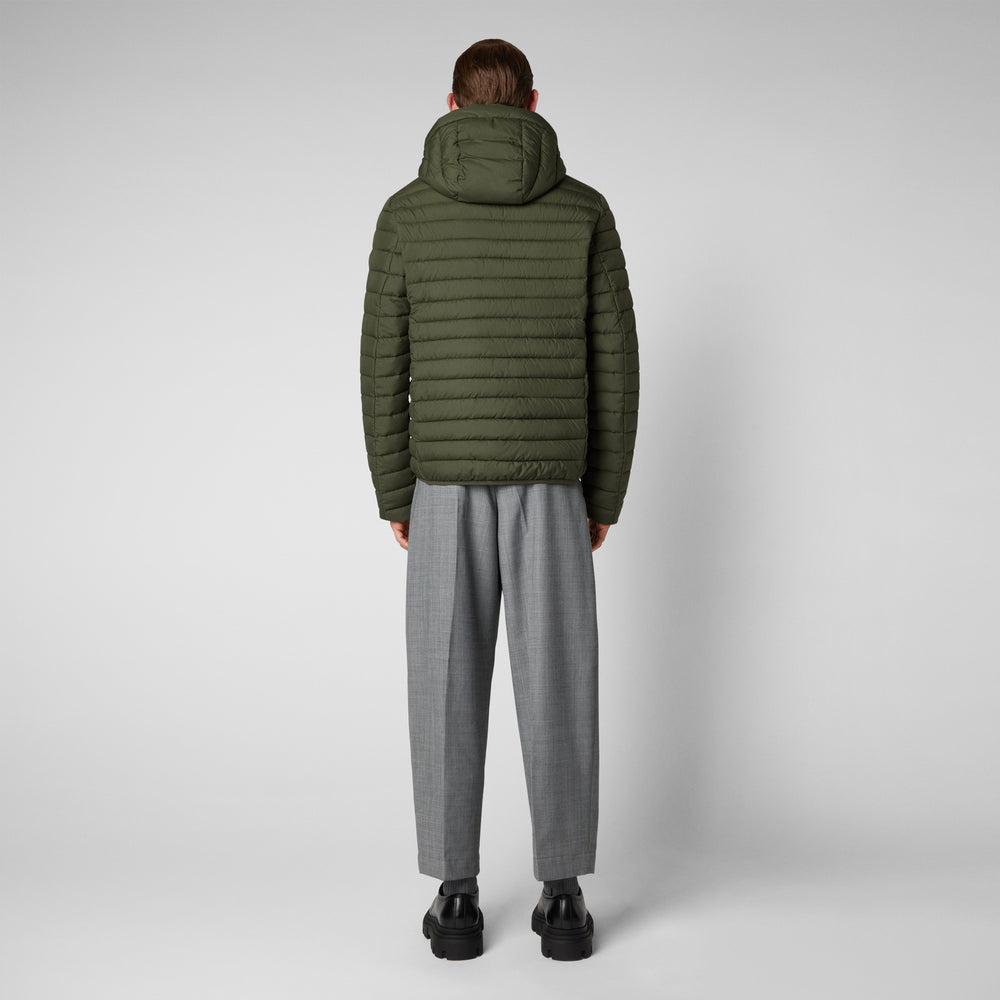 Save the duck Piumino animal free uomo Cael Verde oliva Outlet