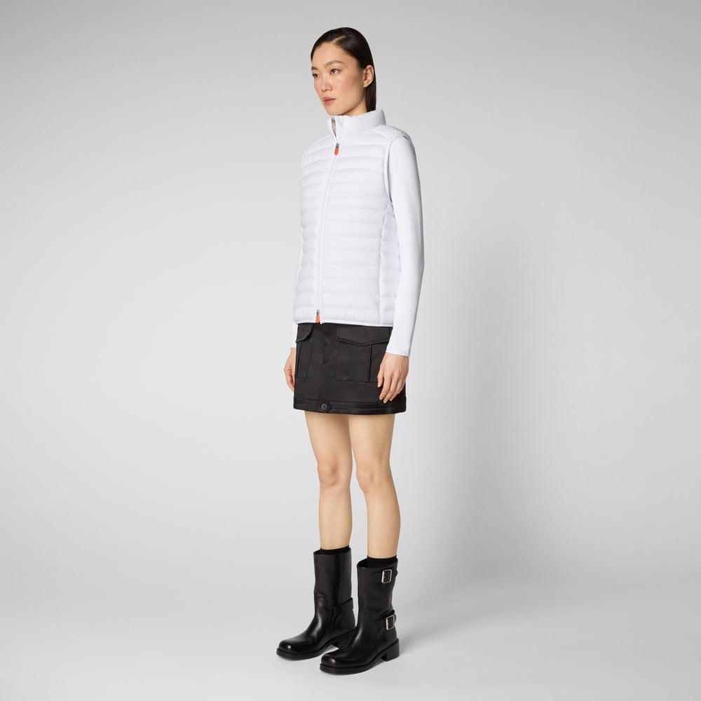 Save the duck Gilet imbottito donna Charlotte bianco Duty-free