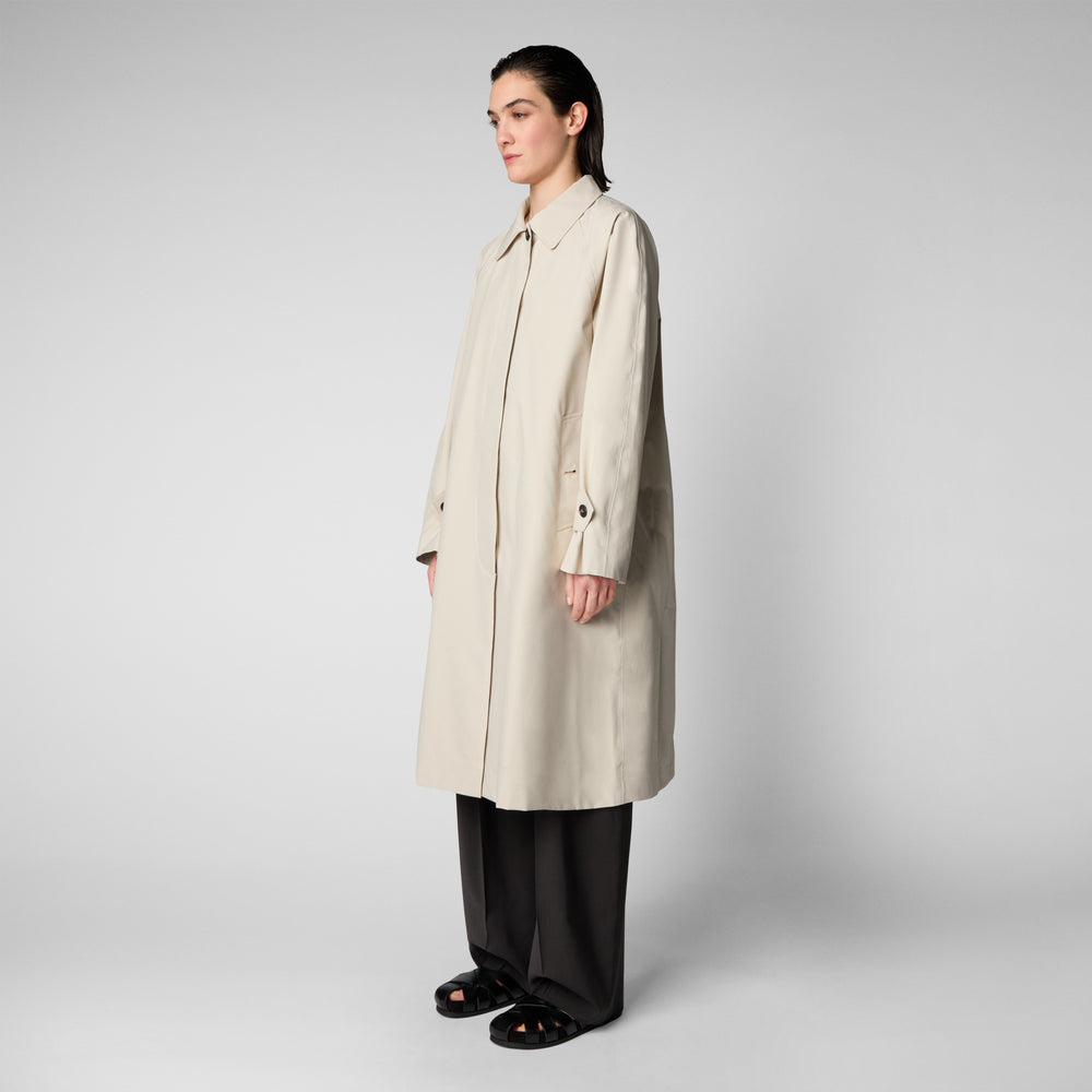 Save the duck Impermeabile donna Zola beige crema Italy